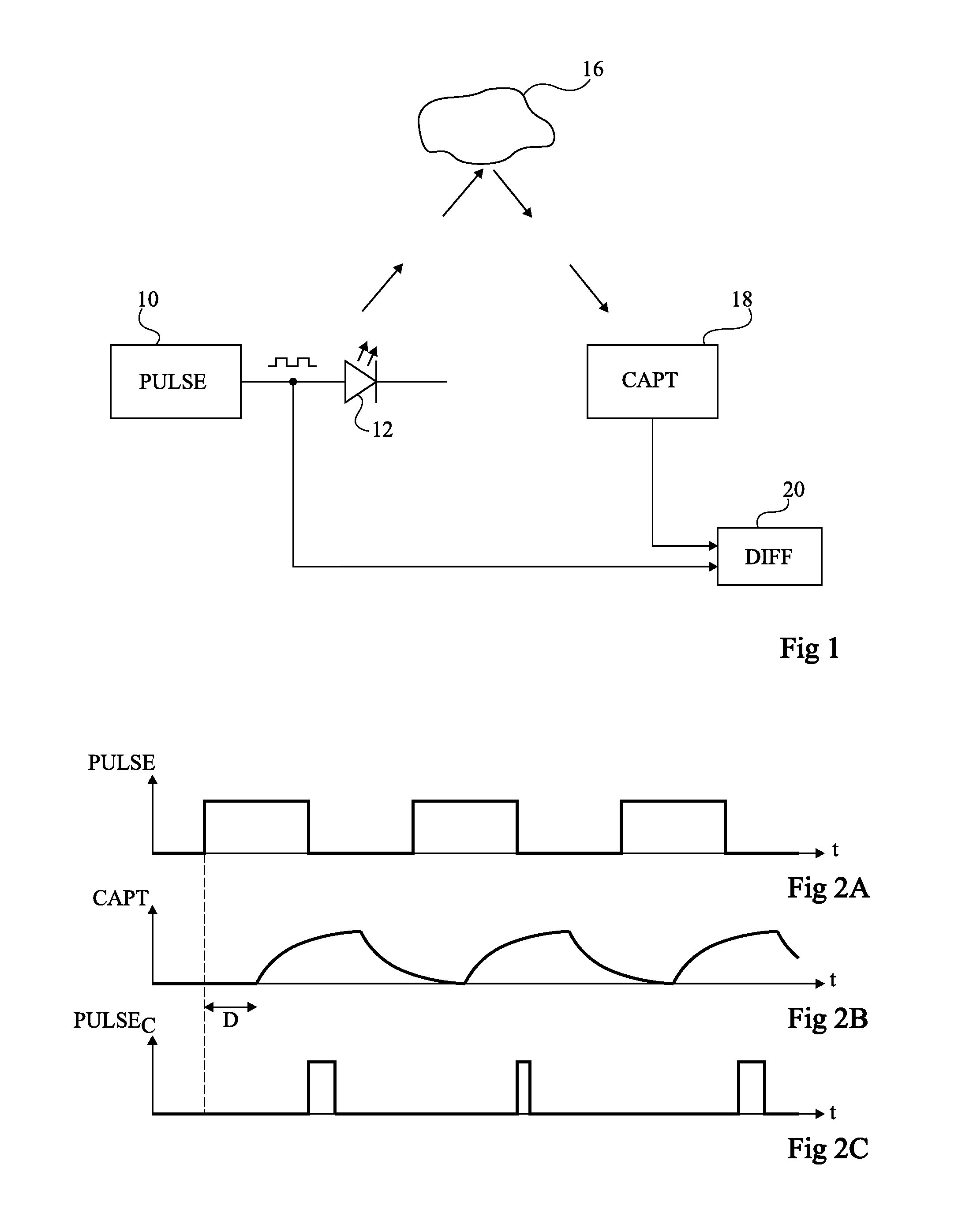Device and Method for Determining the Distance to an Object