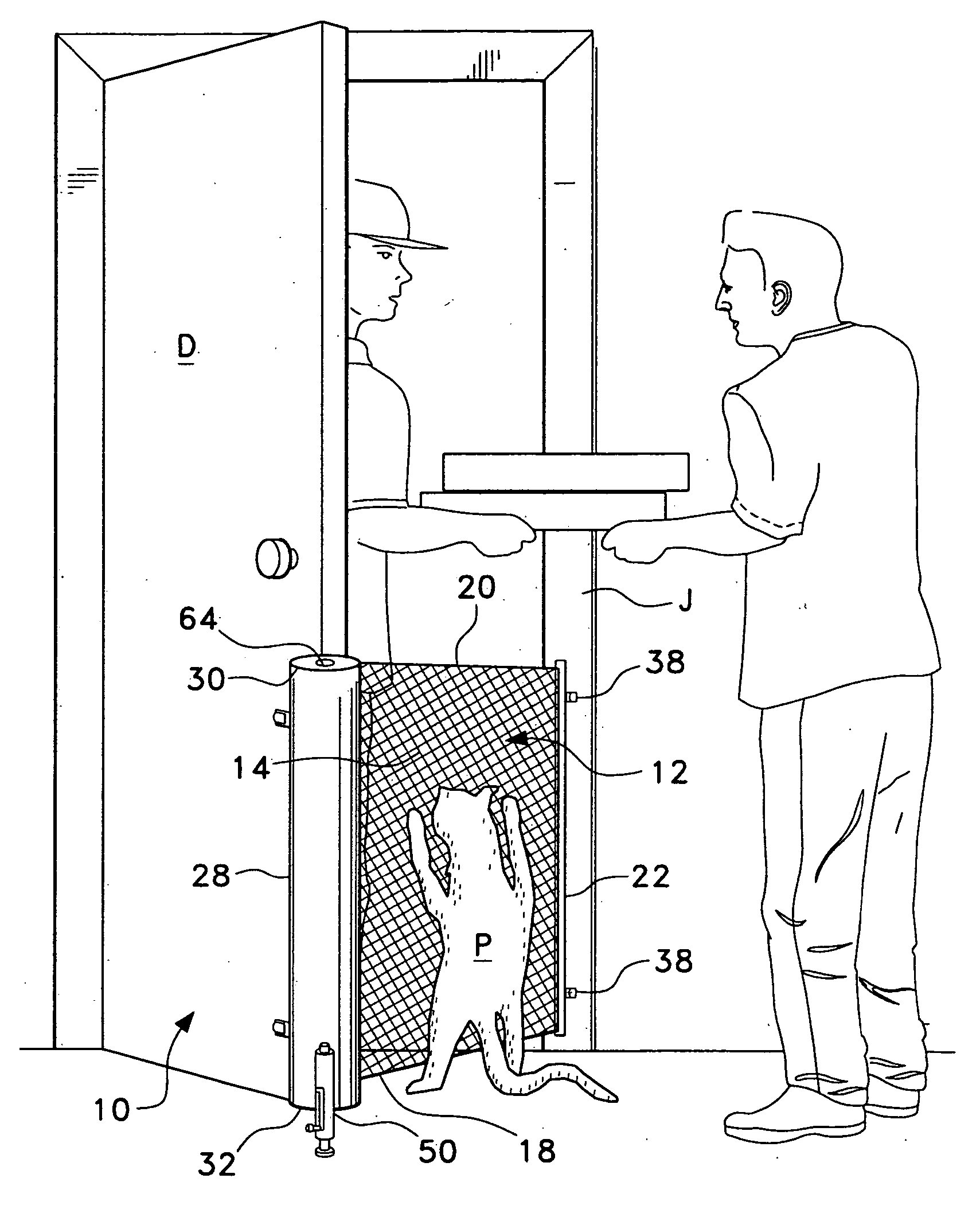 Retractable pet guard