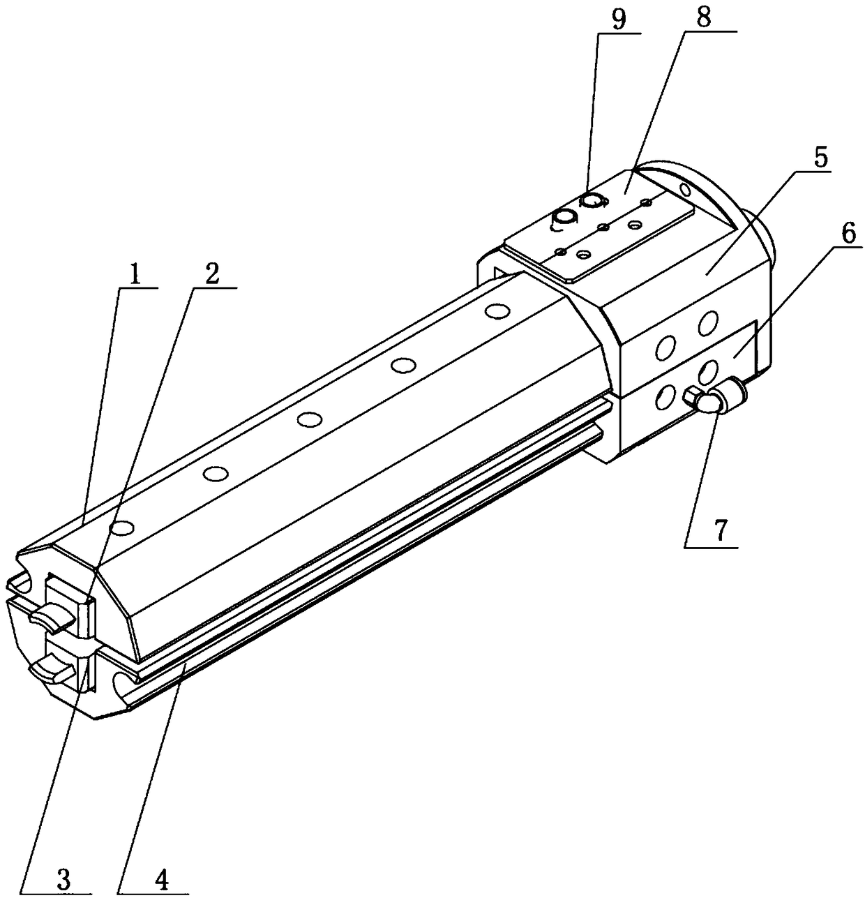 Polygon coiling needle for lithium coiling machine