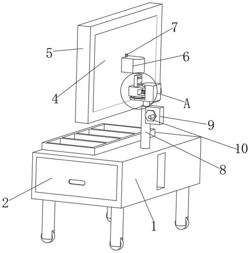 Multi-mode English teaching interaction device based on English teaching