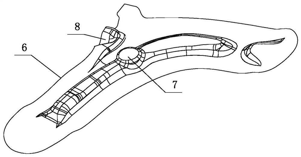 Forming process of automobile front lower control arm