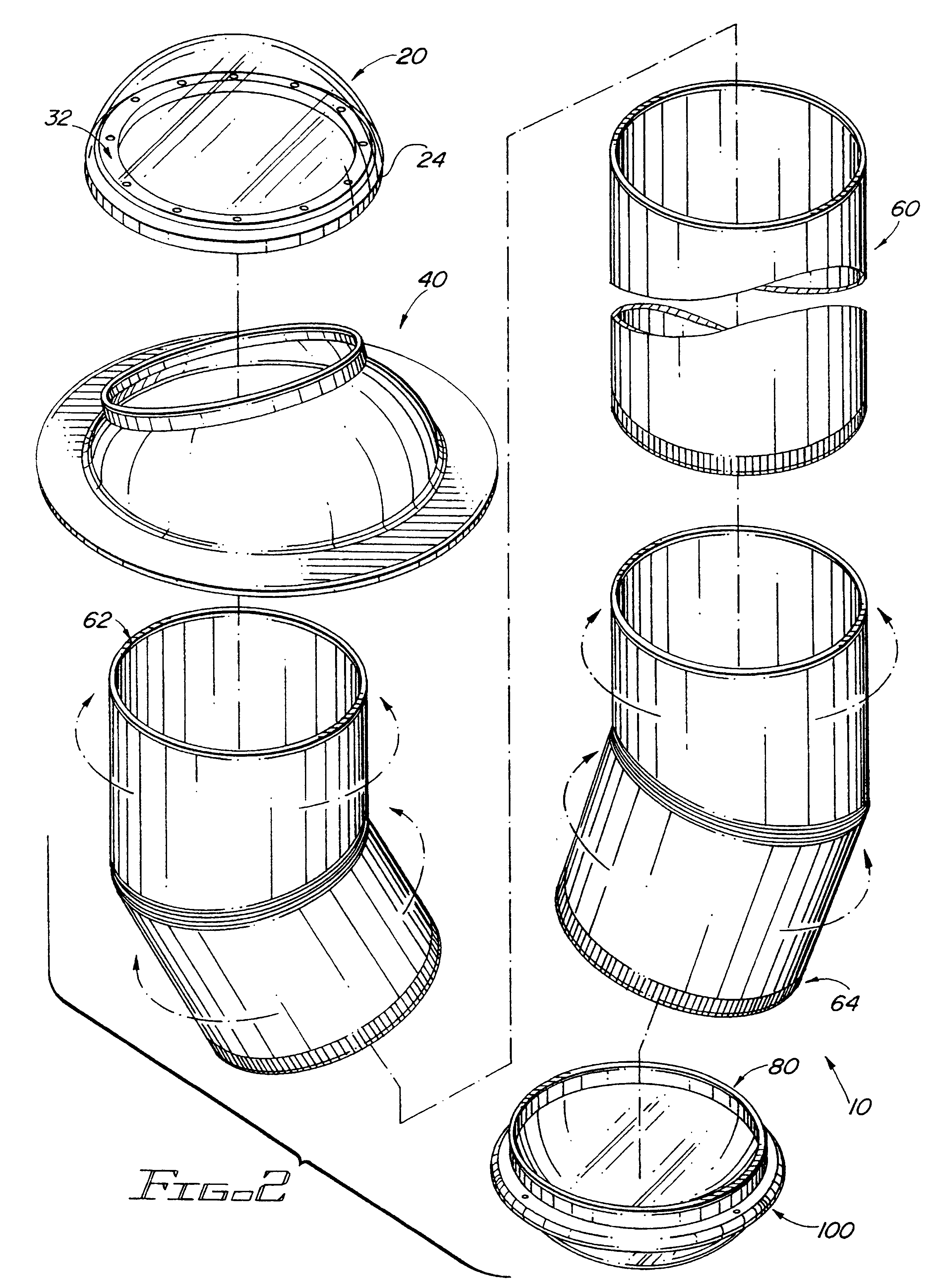 Method and apparatus for a tubular skylight system