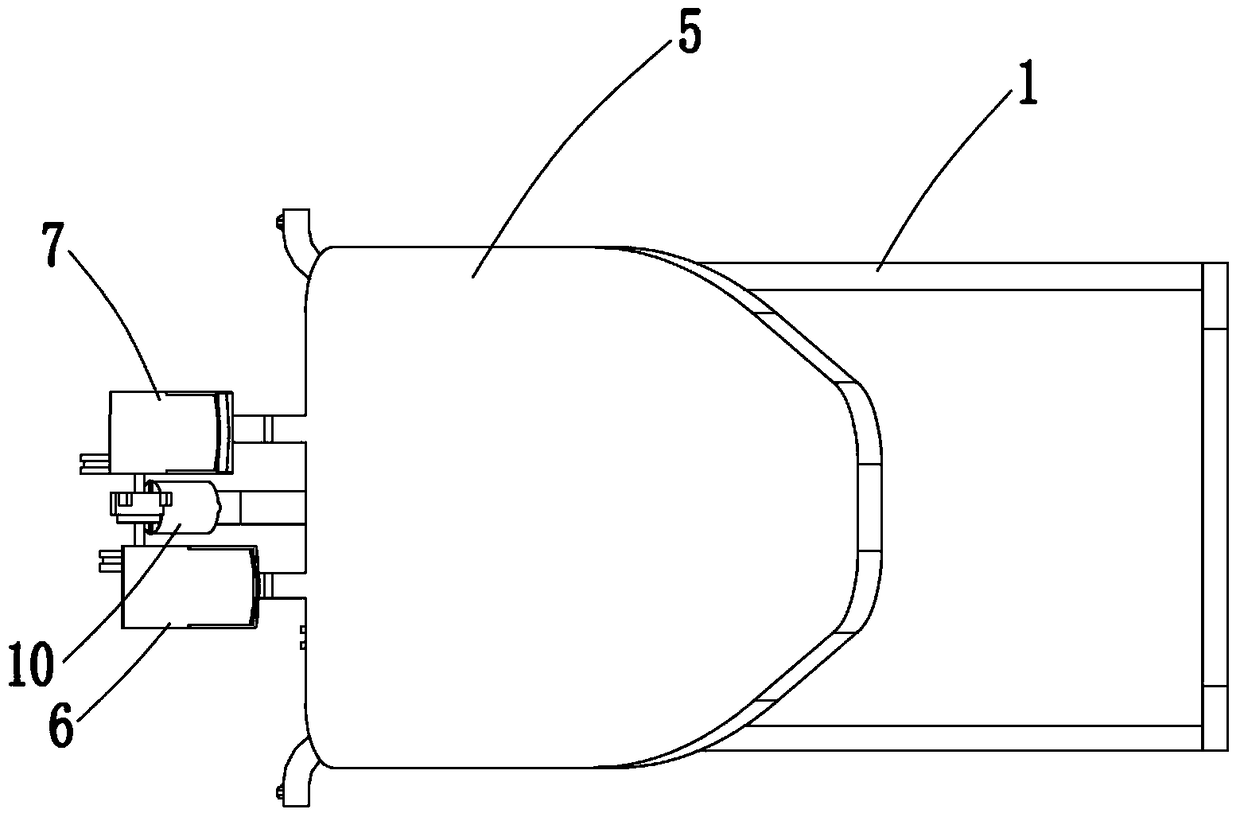 Standing bed with ankle training function