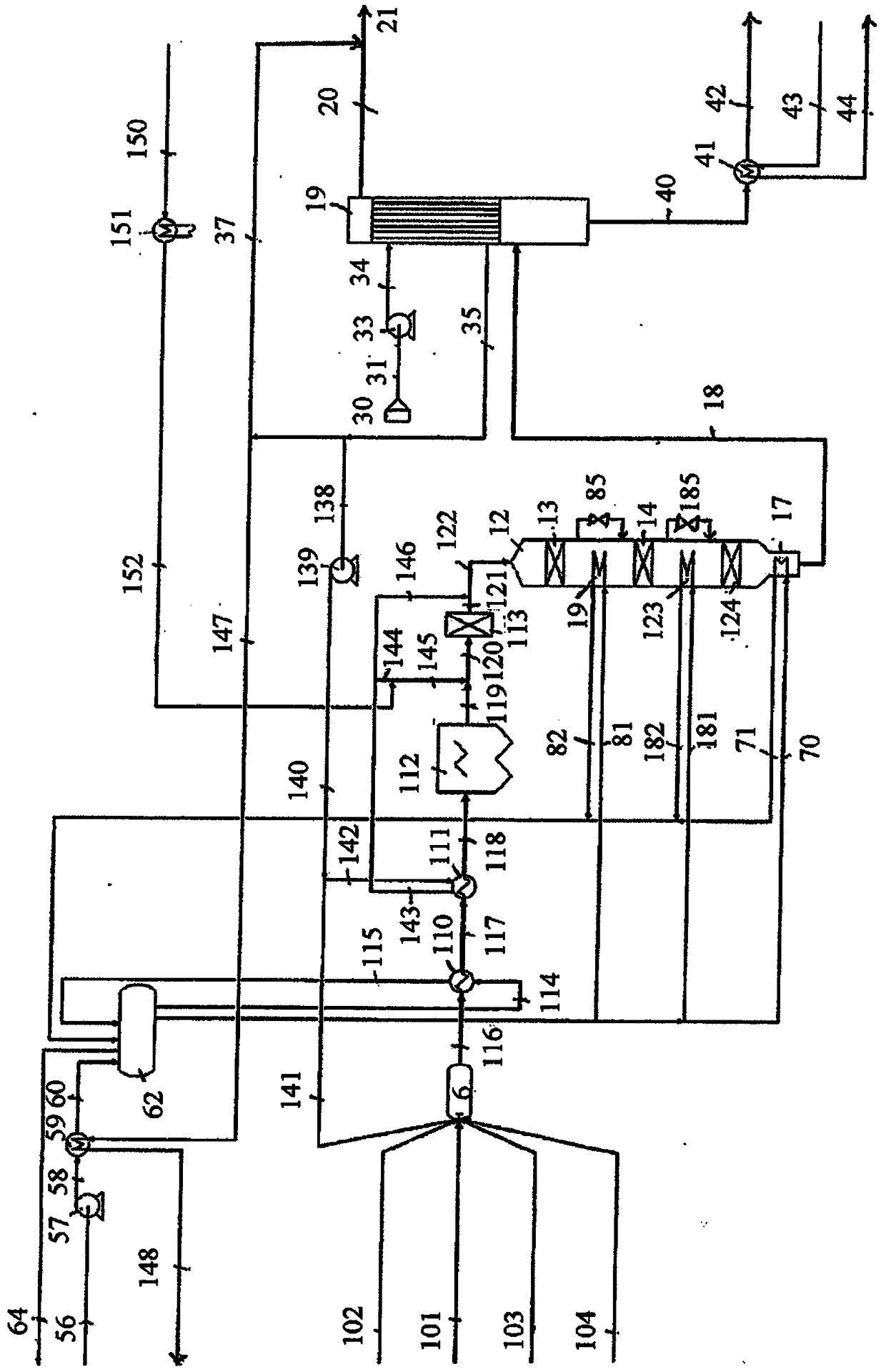 A method for inter-bed cooling in wet gas sulfuric acid plants