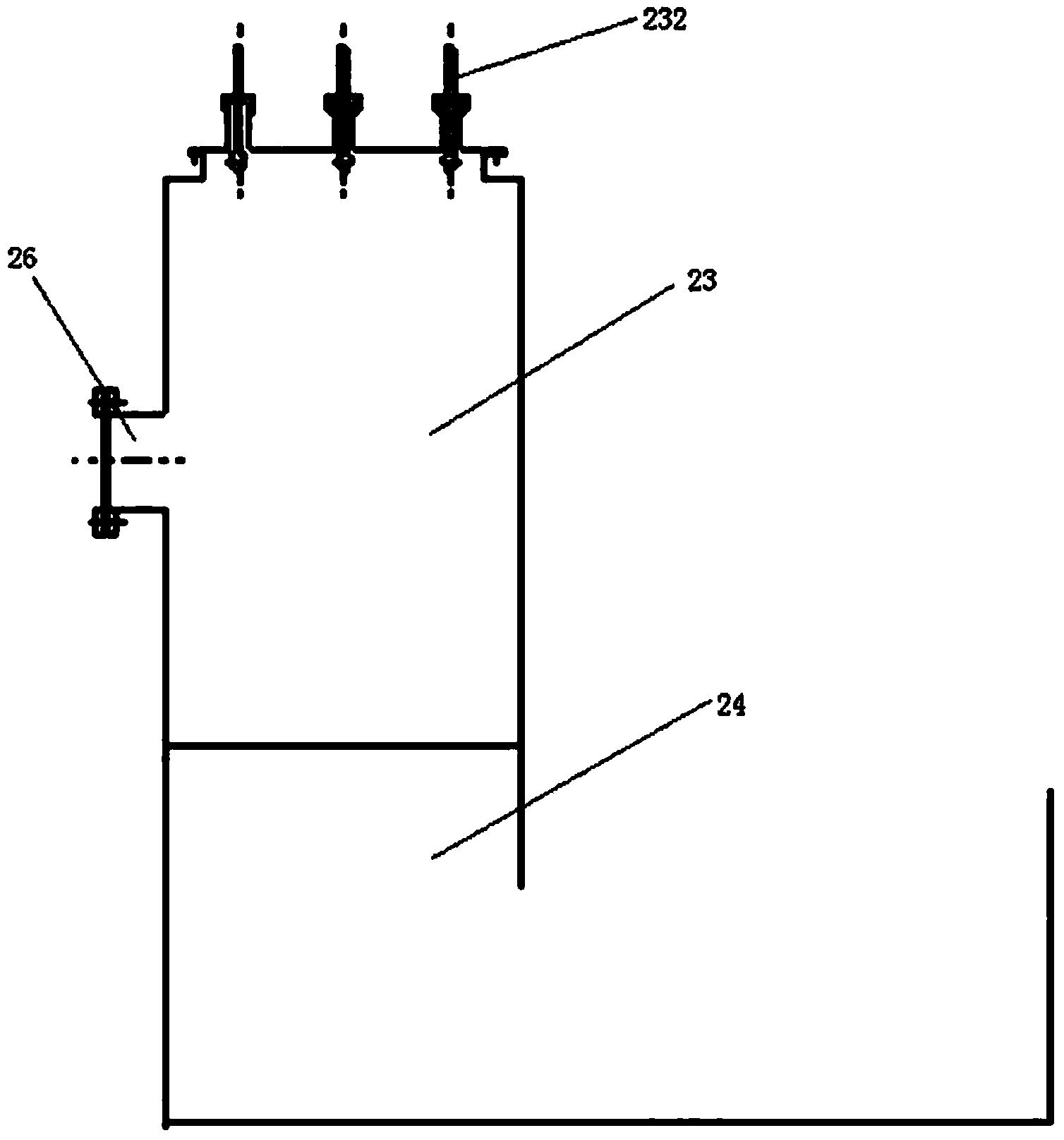 Naphthalene tail gas recycling system