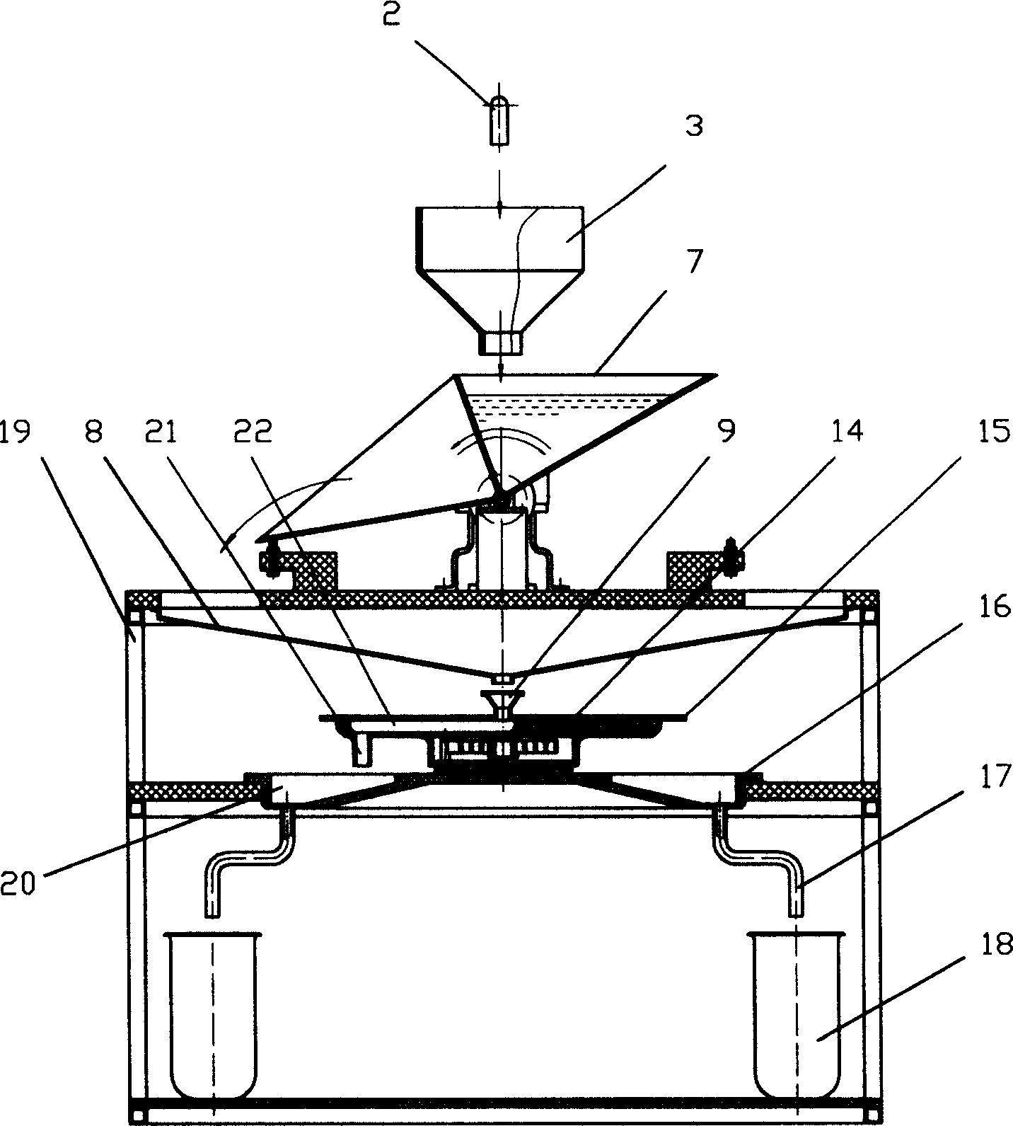 Method and apparatus for sampling runoff on slope