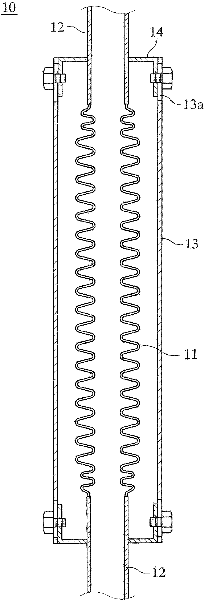 Pipe fitting for absorbing expansion and earthquake-proof