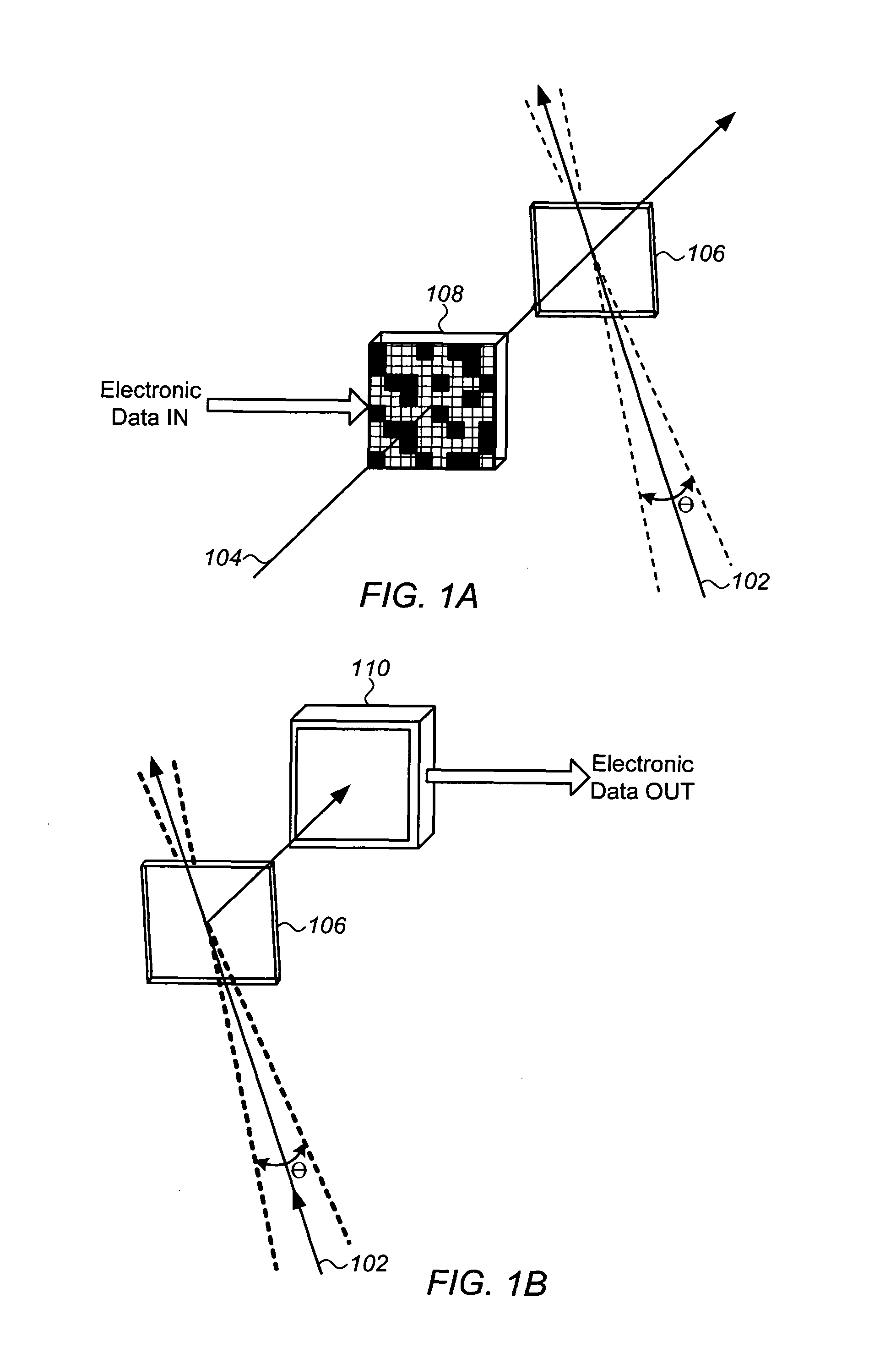 Spatial light modulator for holographic data storage