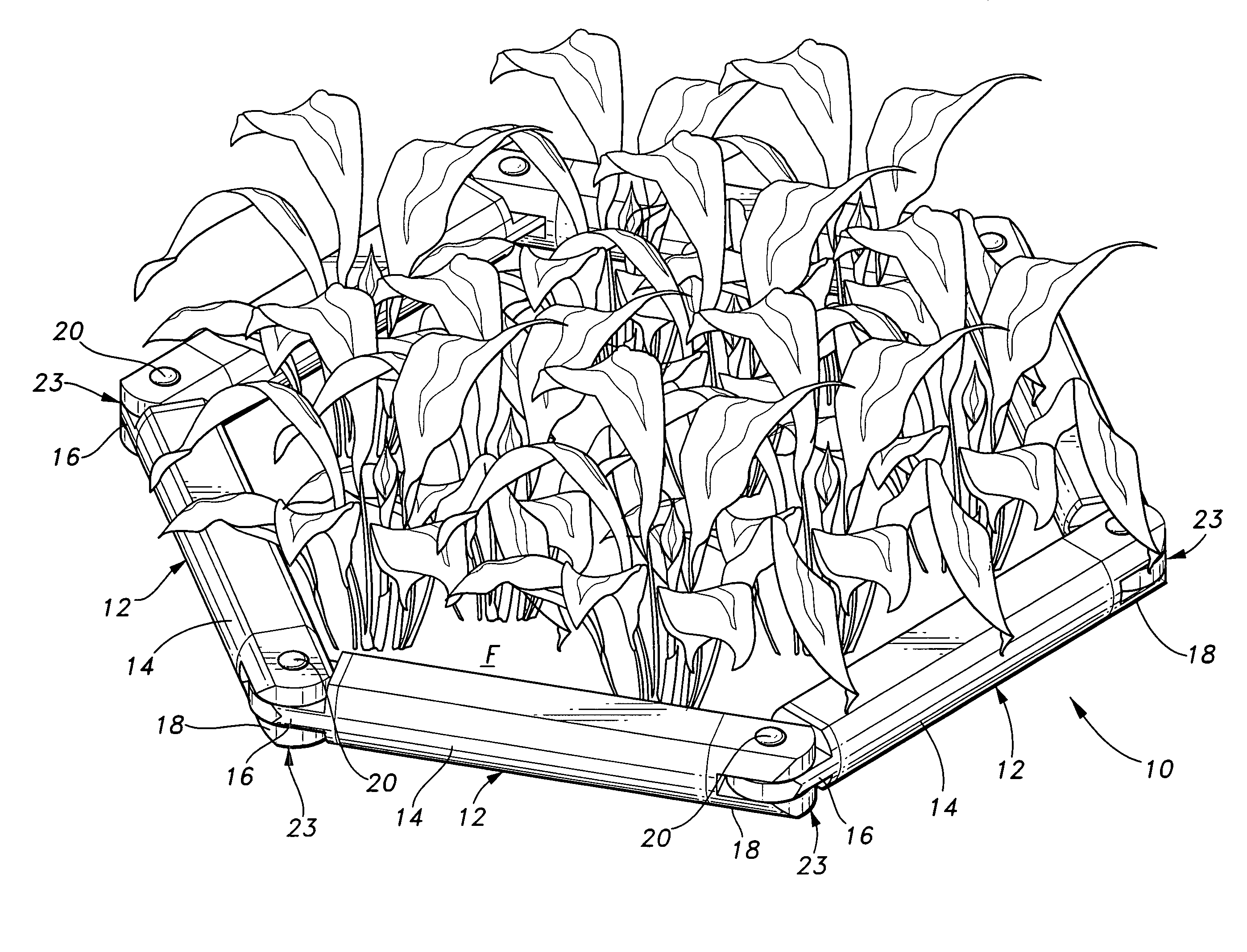 Plastic landscape border system