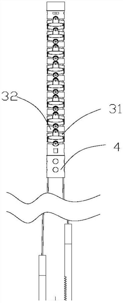 Transmission structure for endoscope, endoscope, transmission method and transmission system