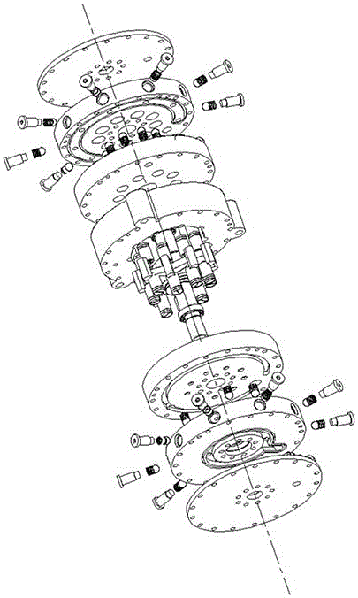 Low-speed axial plunger hydraulic pump