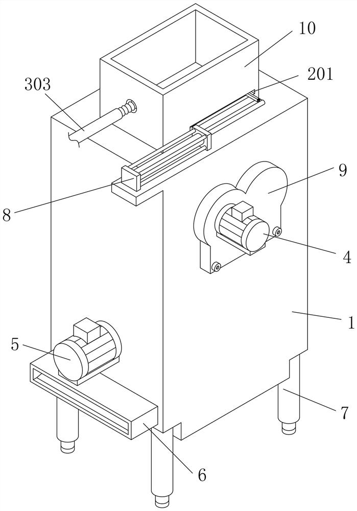 Constructional engineering gravel crushing device and construction method thereof