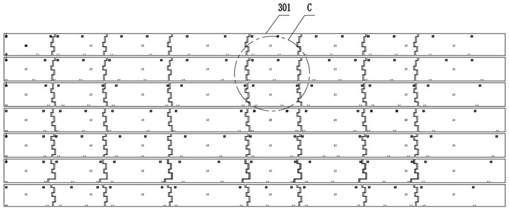 Hole wall opening-closing ratio continuously adjustable device applied to transonic wind tunnel test section