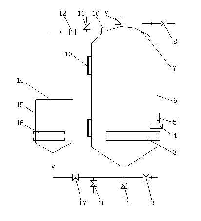 Oil purifier reaction kettle capable of automatically adding filter aid