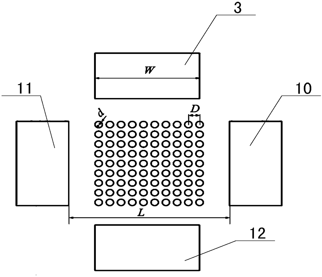 Cell capture chip based on induced charge electroosmosis induced by rotating electric field