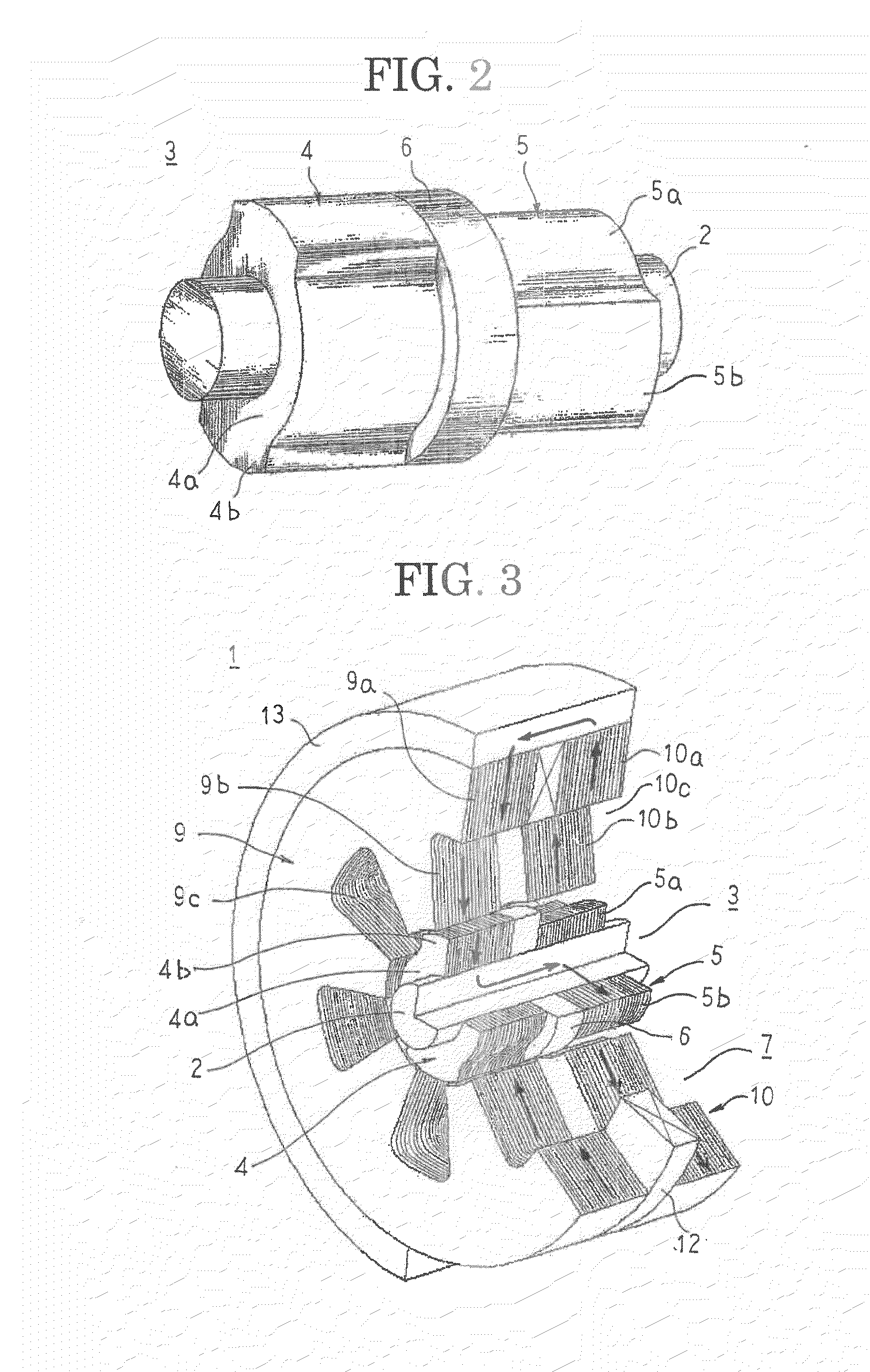 Magnetic inductor rotary machine and fluid transfer apparatus that uses the same