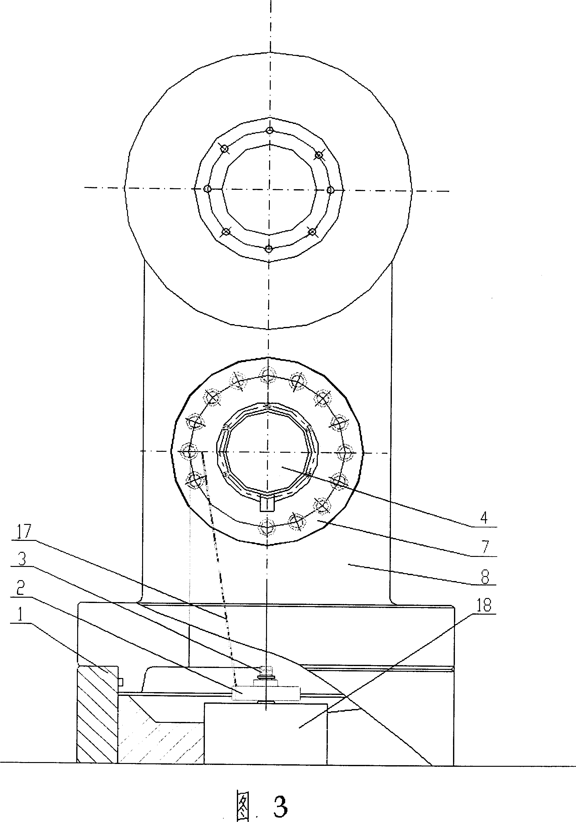 Hydraulic cylinder displacement transducer in lifting eye