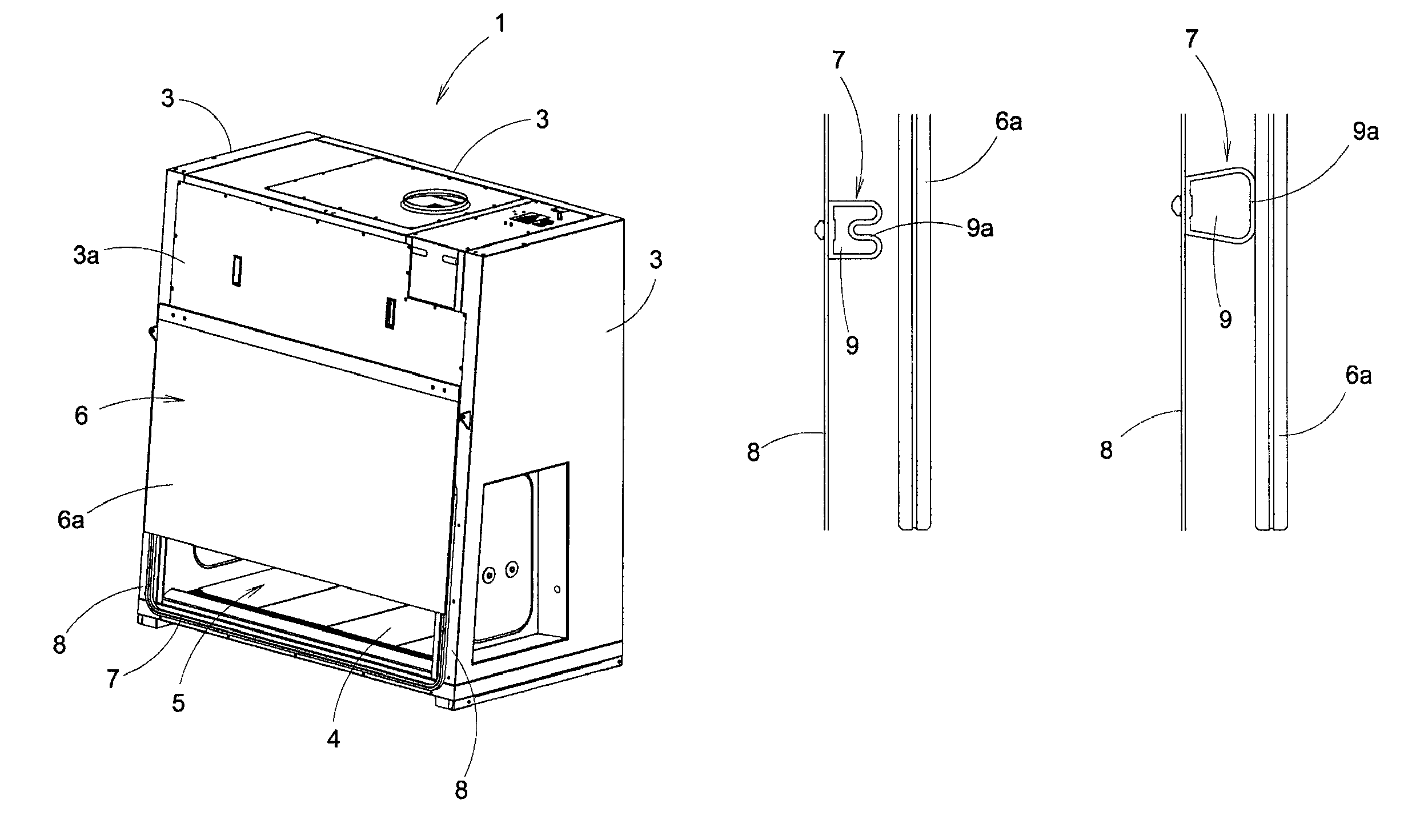 Protection Device For Air-Flow Cabinets And Air-Flow Cabinet That Contains Said Device