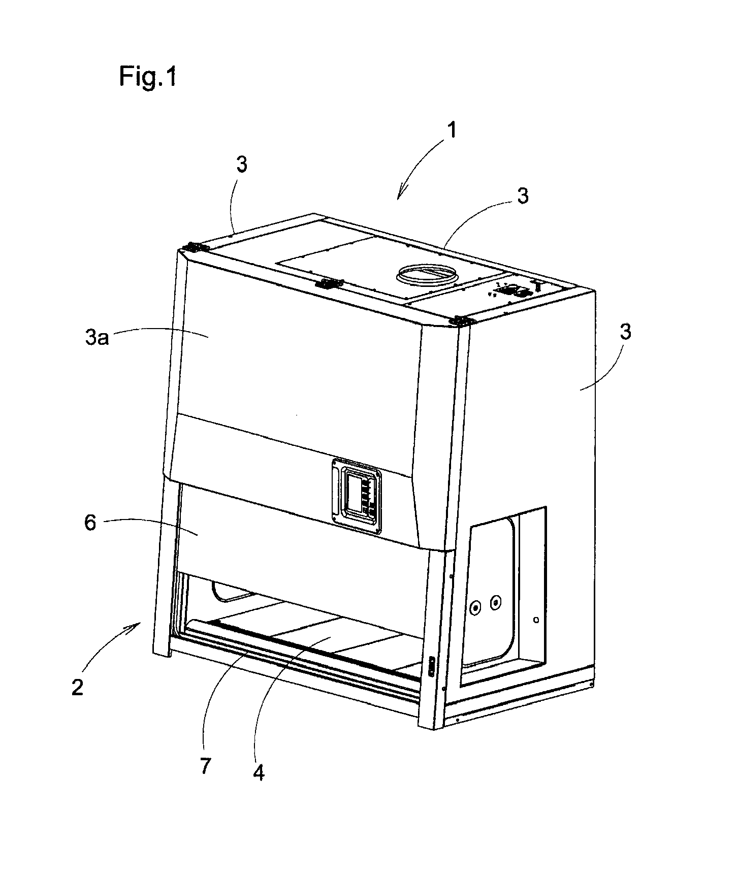 Protection Device For Air-Flow Cabinets And Air-Flow Cabinet That Contains Said Device