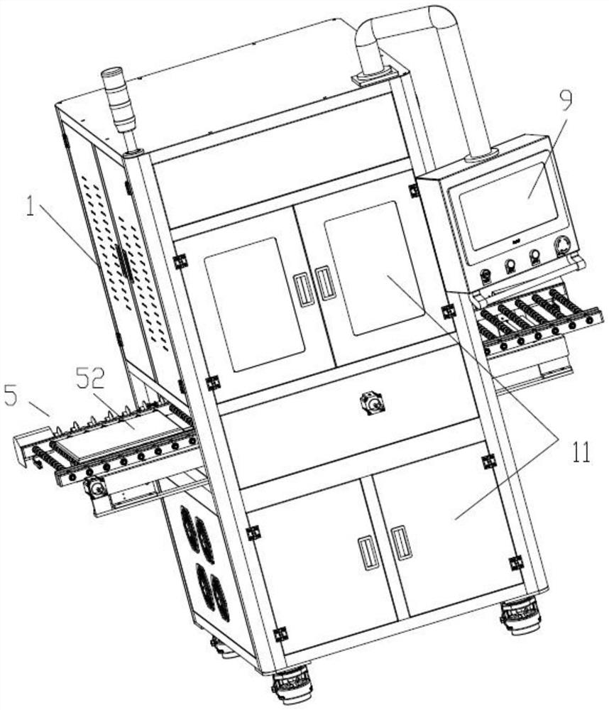 Vacuum plasma machine capable of rapidly vacuumizing on line