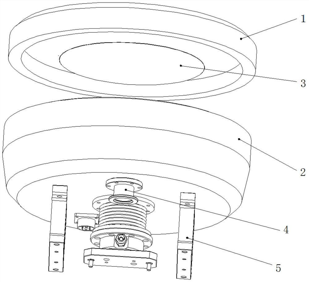 Flip vacuum wafer film pasting device