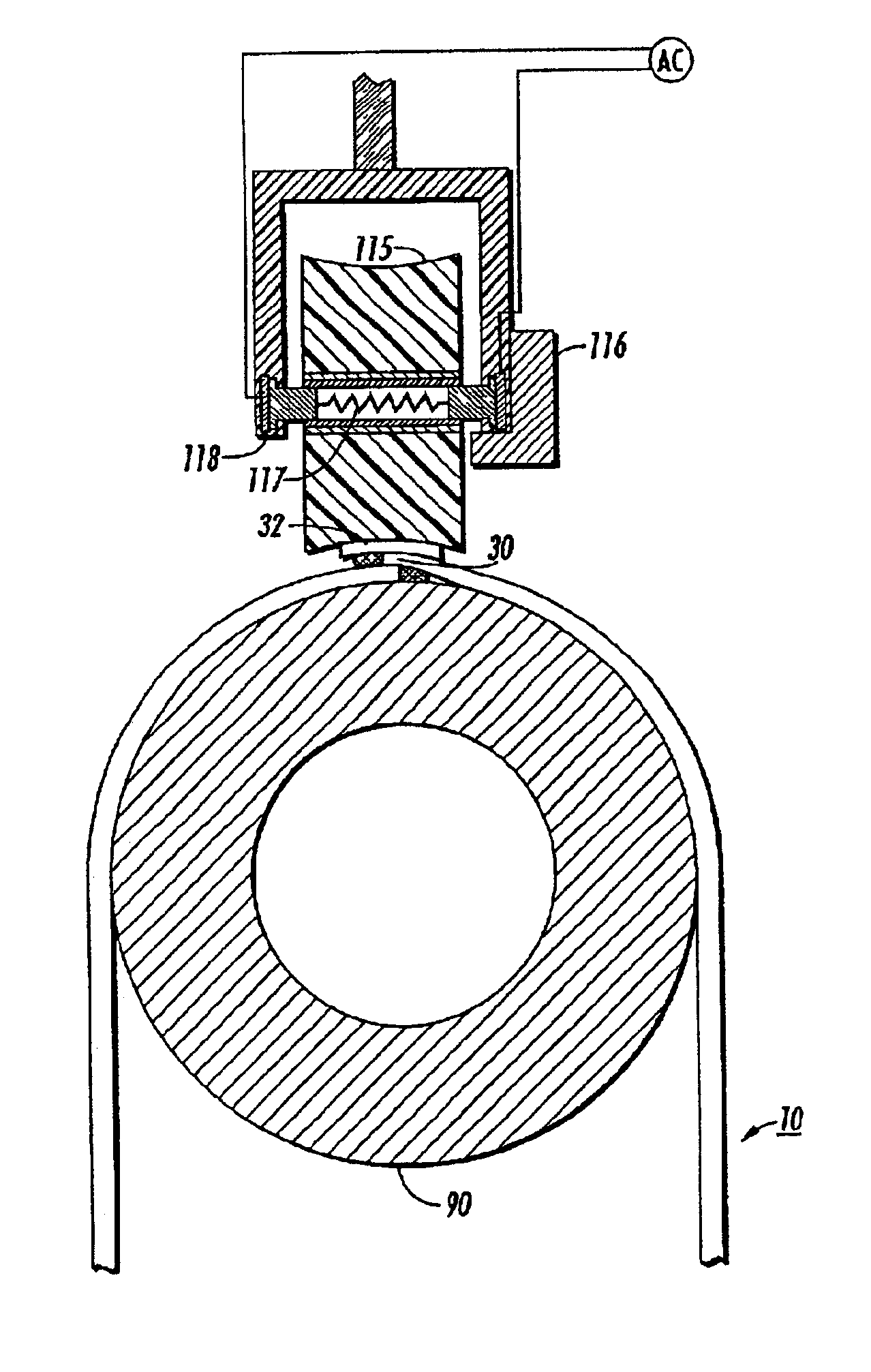 Flexible imaging member seam treatment article and preparation method thereof