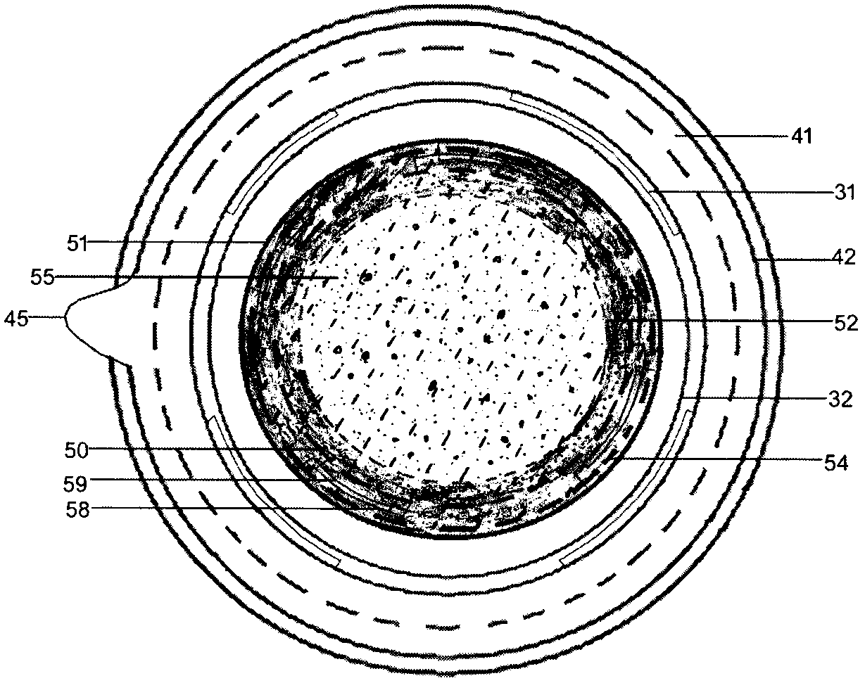 Double-layer plastic bottle cap capable of adding beverage seasoning