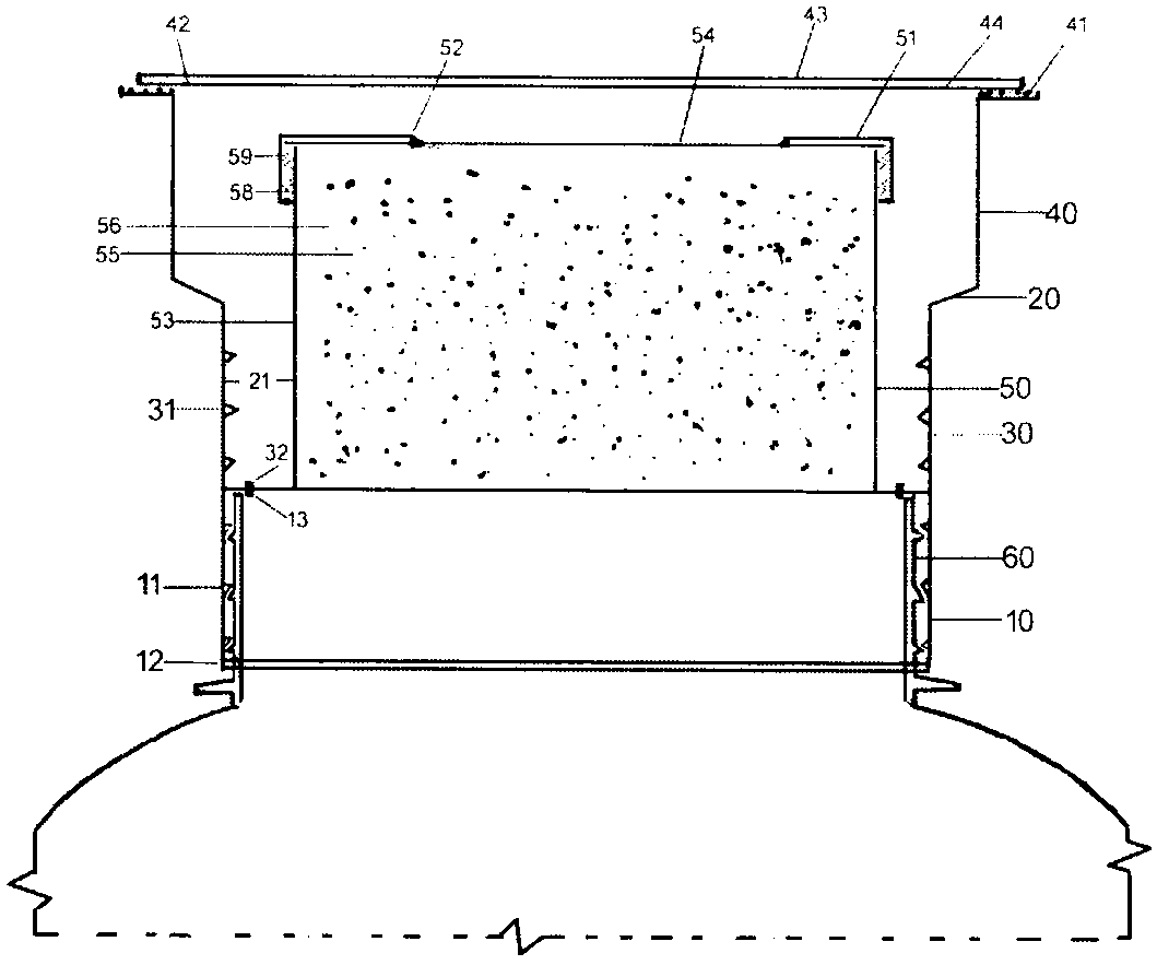 Double-layer plastic bottle cap capable of adding beverage seasoning