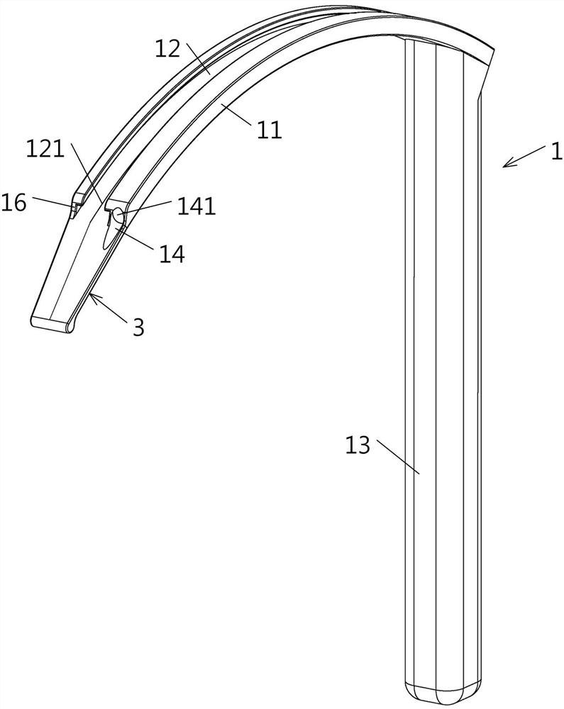 Intubation device capable of being used for difficult airway independently or in cooperation with fiber bronchoscope