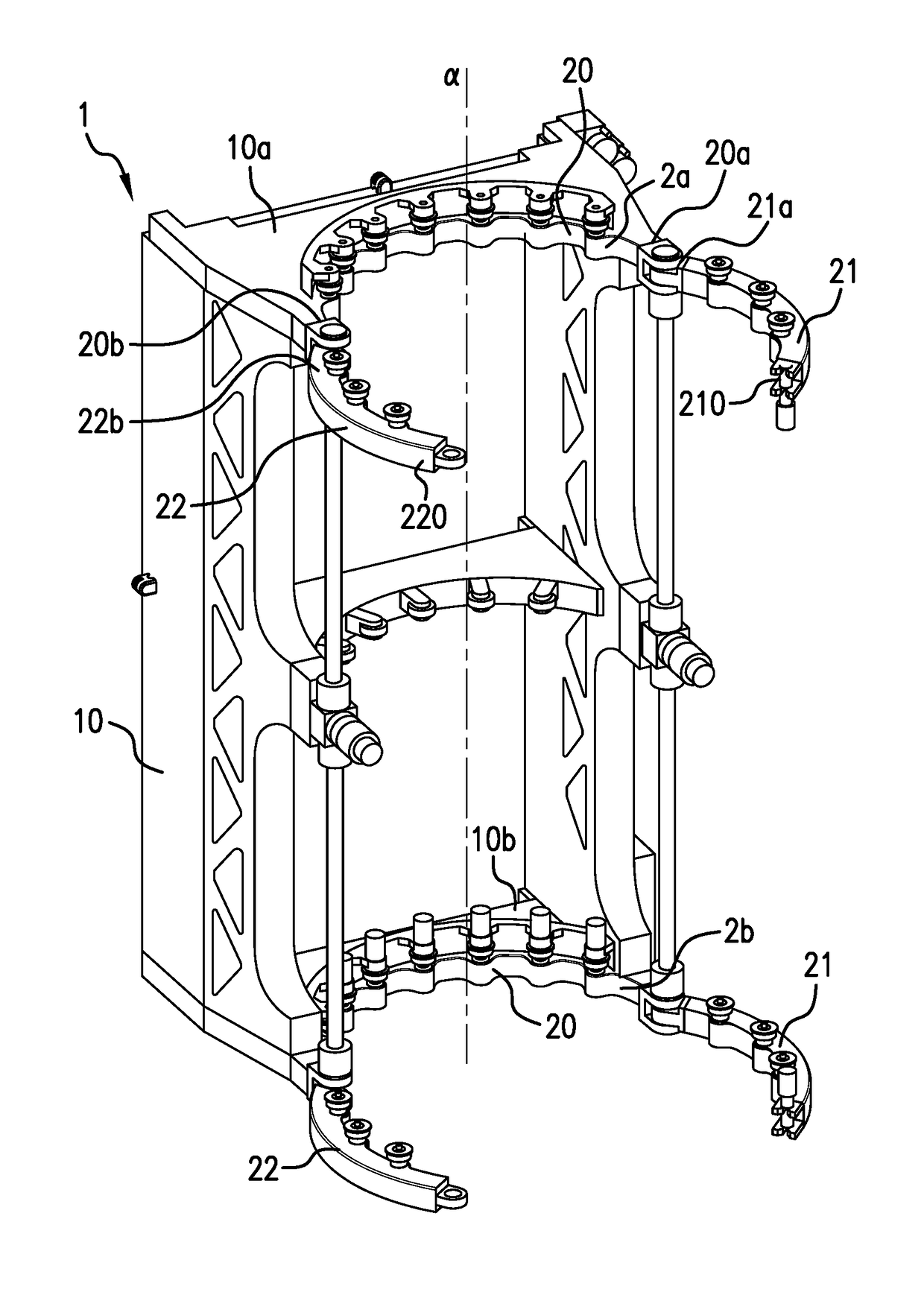 Device for handling artifacts