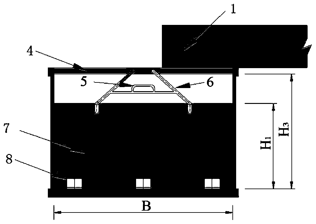 An experimental device for simulating the impact of an upstream dam failure on a downstream dam