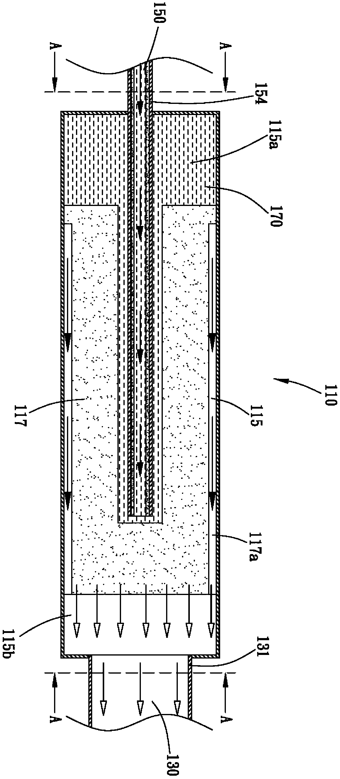 Loop heat pipe structure