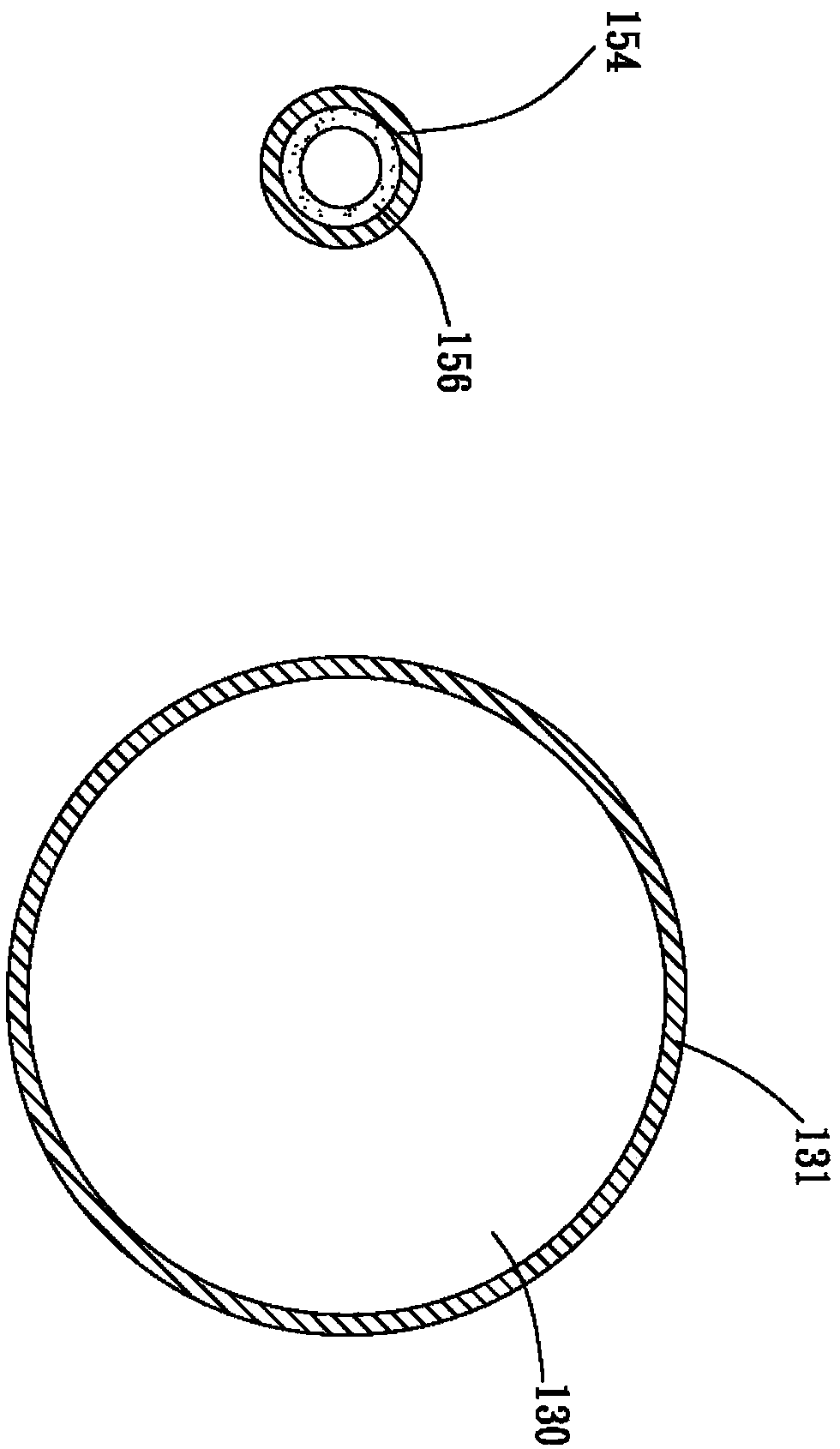 Loop heat pipe structure