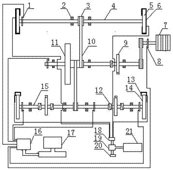 Virtual instrument-based vehicle ABS (Antilock Brake System) test and control system and test method