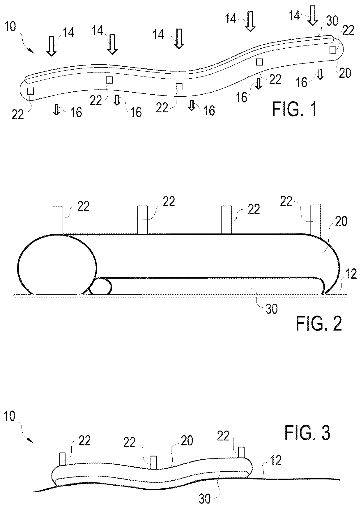 Secondary tubular composite filter sock seam filling device and method of using same and composite filter sock assembly incorporating a seam filling device