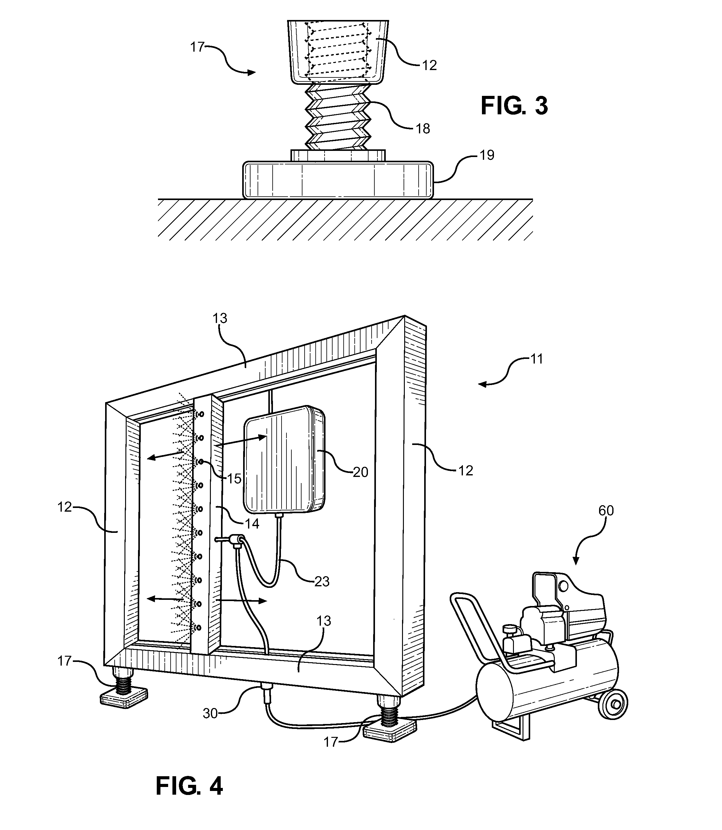 Pneumatic Surface Painting Frame