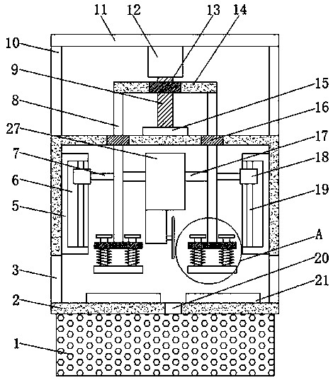 Cable cutting machine convenient to adjust