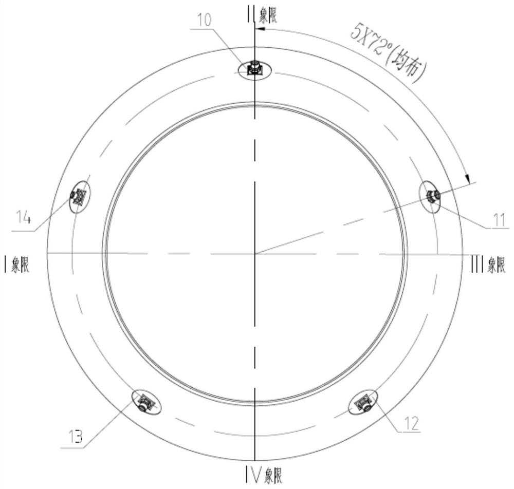 An eight-way shunt structure with pogo vibration suppression function