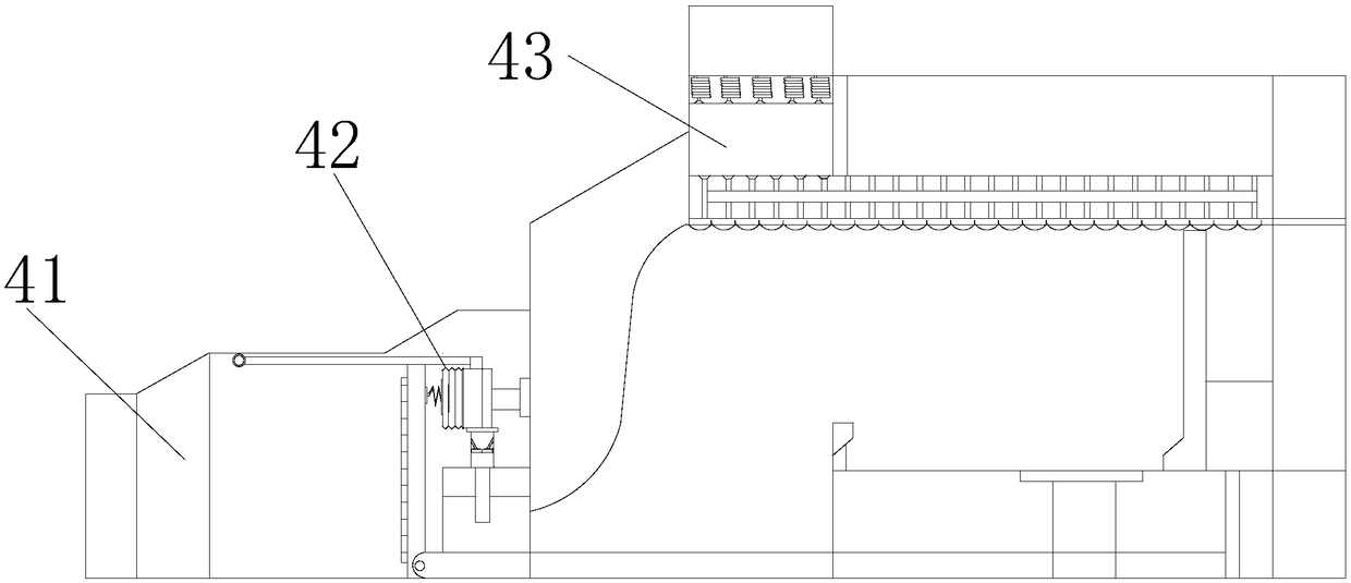 Metallurgy heating furnace rapid fettling equipment adopting structural pressurized crushing for exhausting and bubble preventing