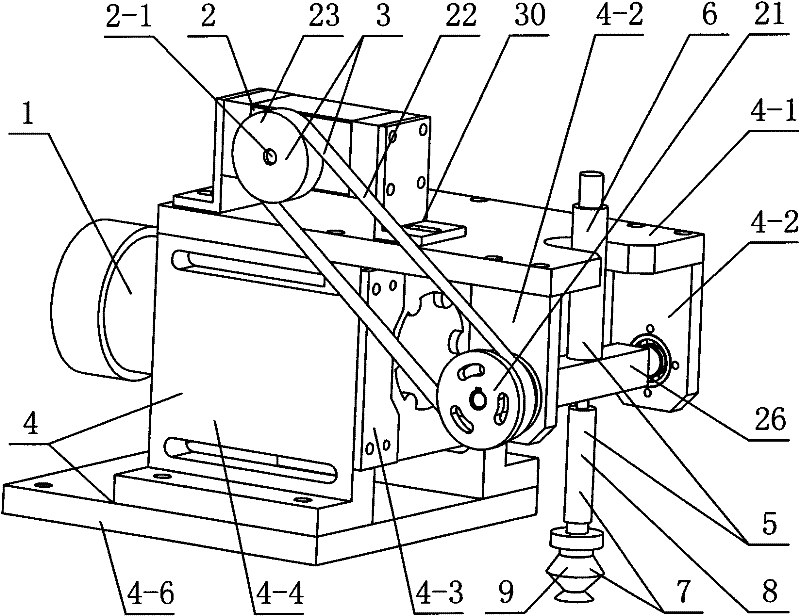 Paper label suction and conveying mechanism