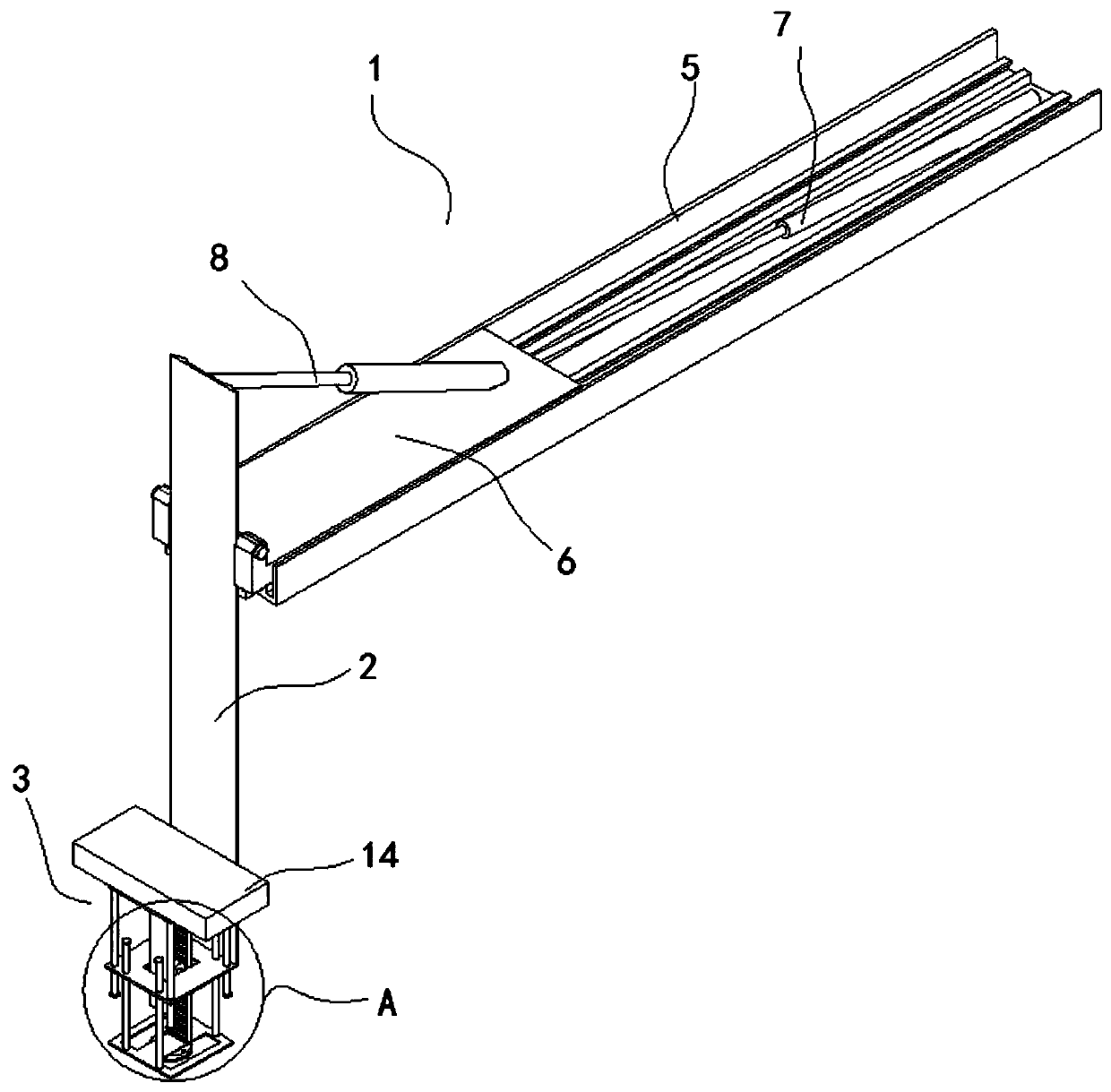 Anti-floating probe loading device for marine surveying and mapping unmanned ship