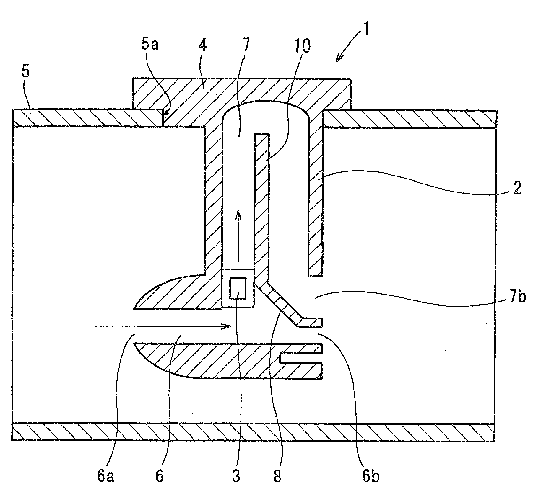 Air flow measuring device