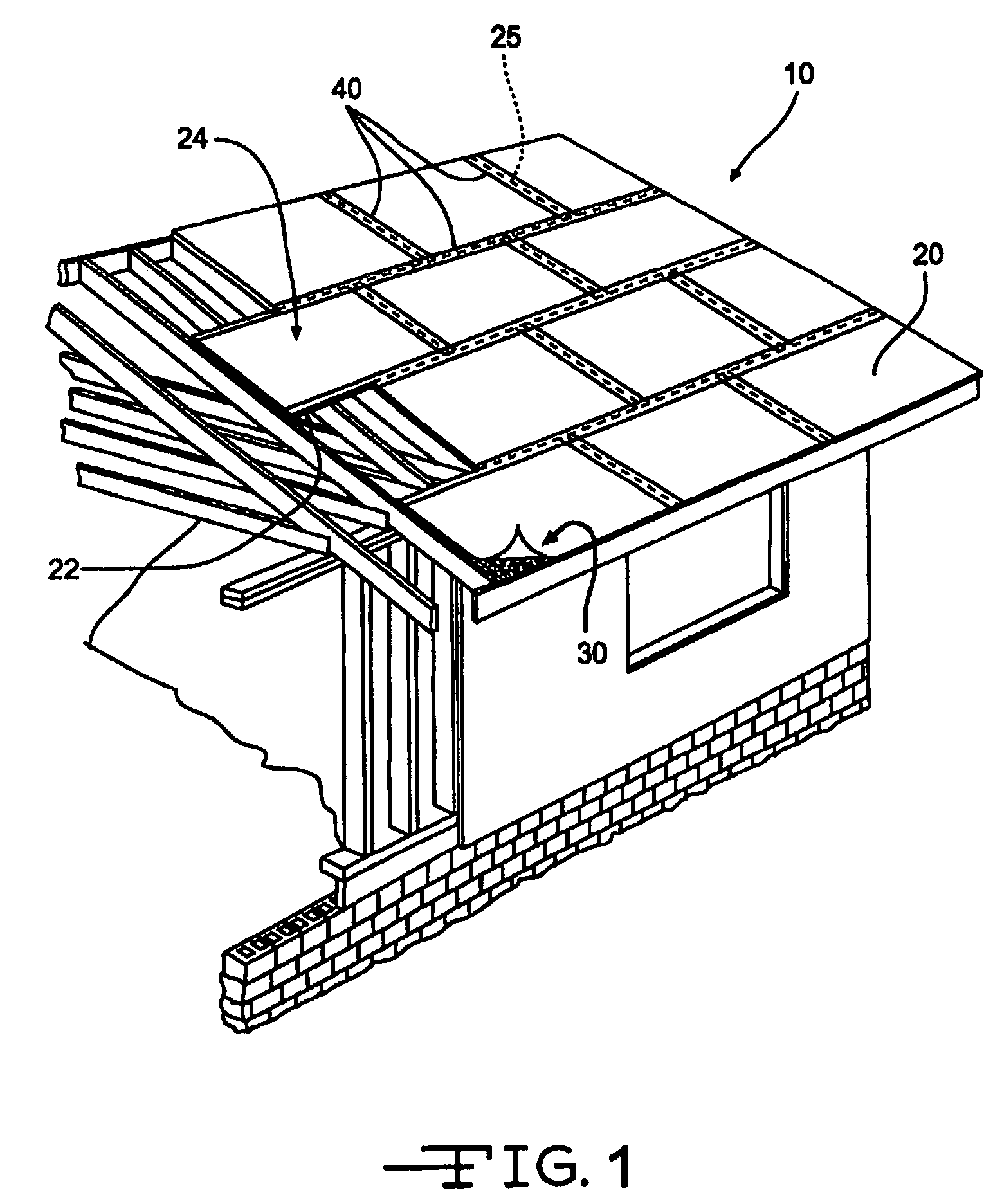 Panel for sheathing system and method