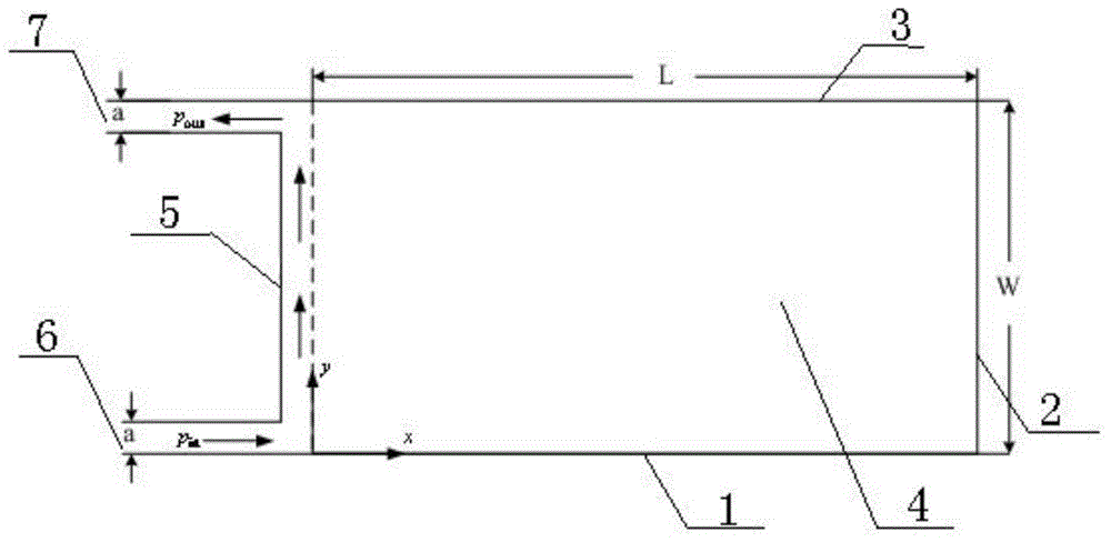 Atmospheric pressure influence considered mine goaf temperature field simulation method