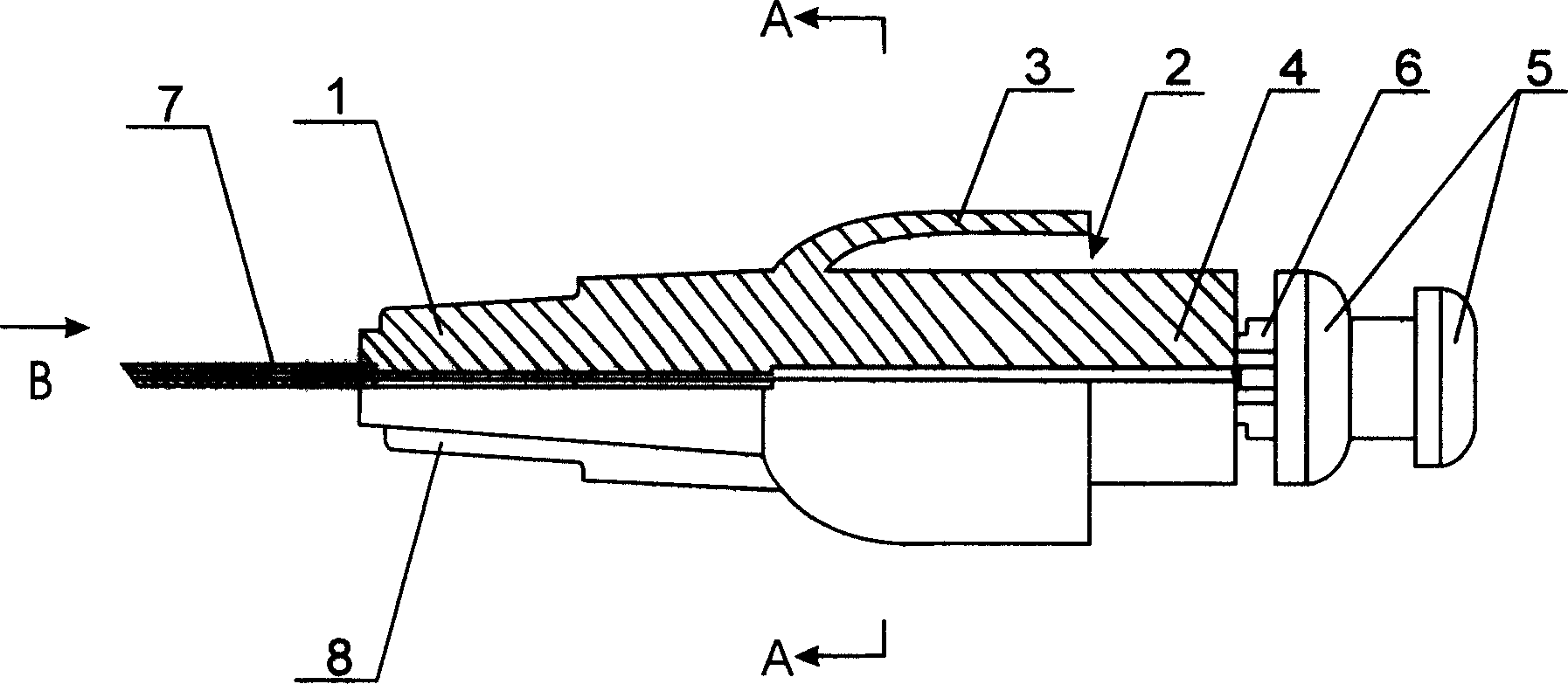 Disposable self-destroyed syringe needle