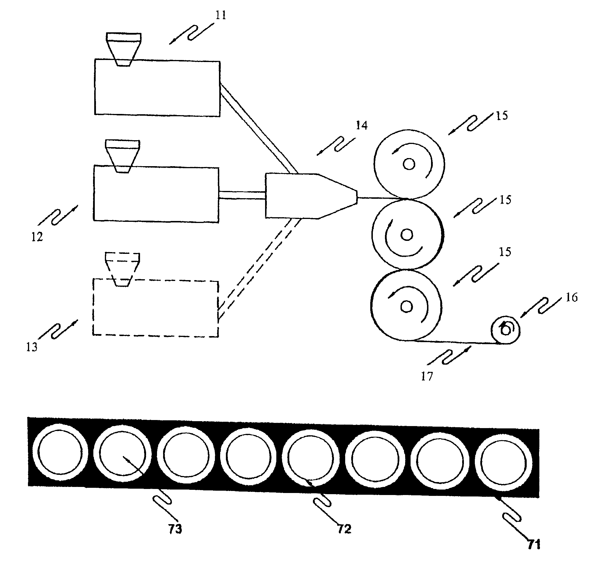 Method and apparatus for fabrication of plastic fiber optic block materials and large flat panel displays