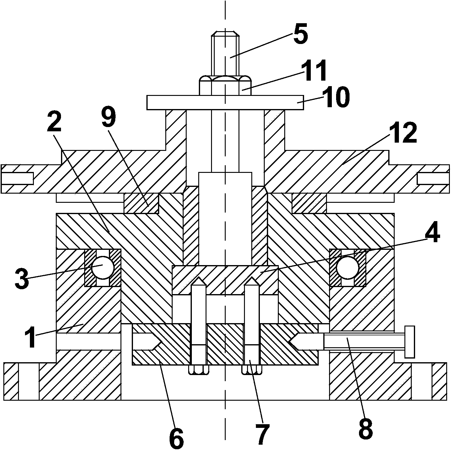 Rotary positioning drilling clamp