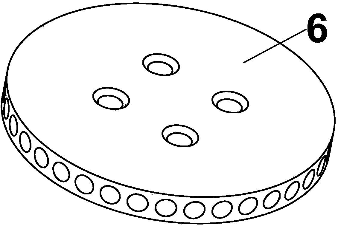 Rotary positioning drilling clamp