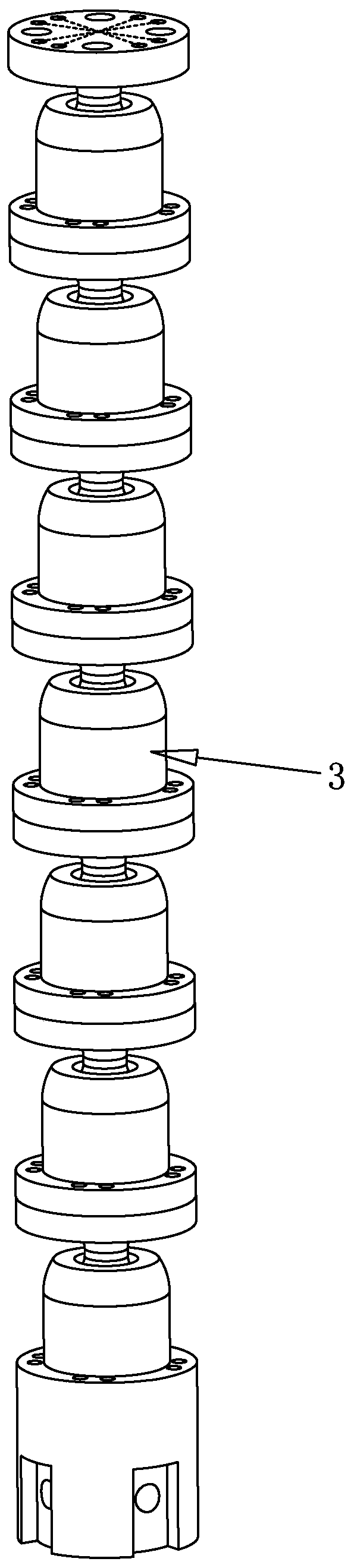 A flexible multi-joint surgical instrument for robot-assisted minimally invasive surgery