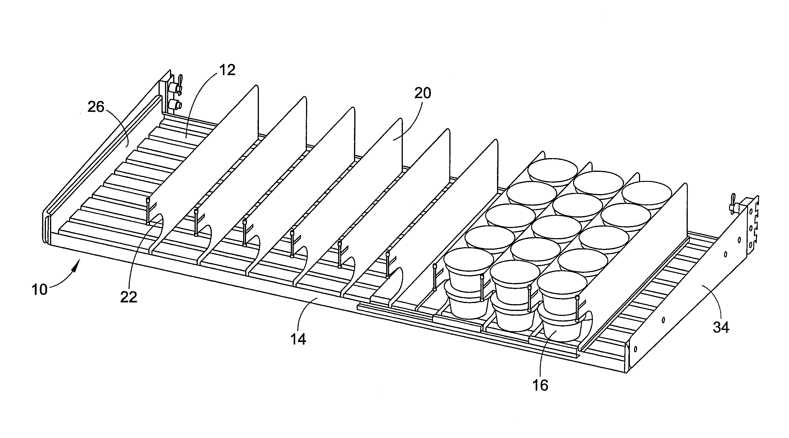 Adjustable mounting structure for a shelving system